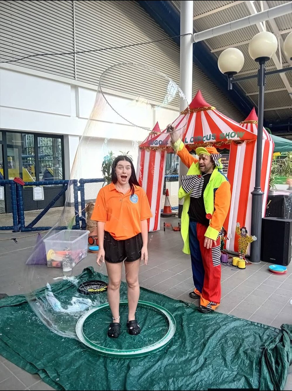 Giant bubble workshop